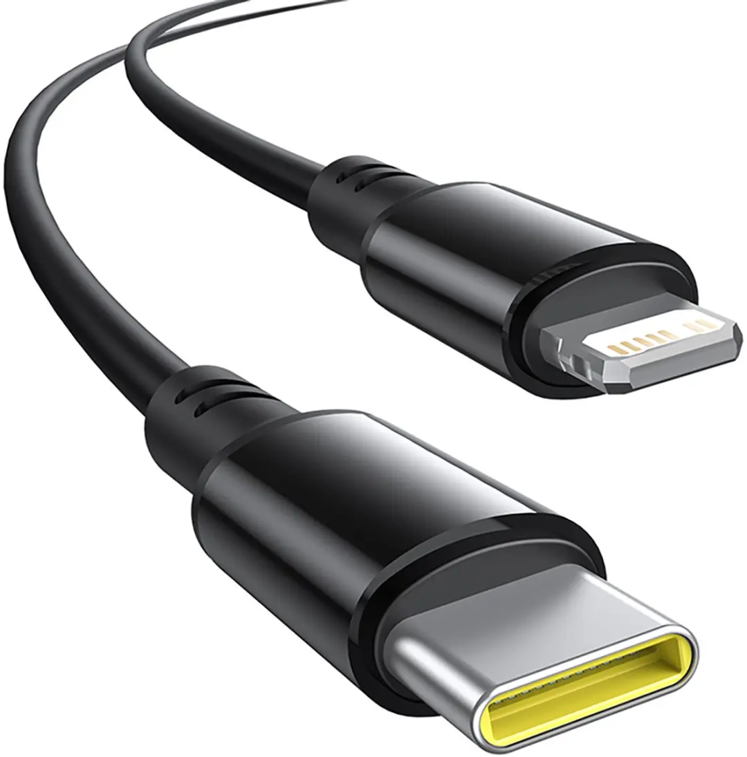 Baseus 60W Autolader USB-A USB-C Lightning - Zwart - afbeelding 4 van 6