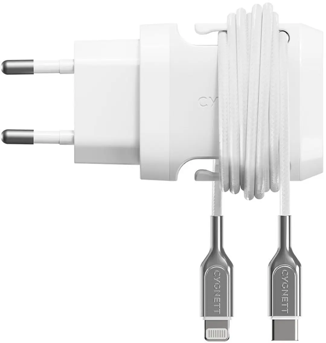 Cygnett PowerMaxx 30W PD GaN Wall Charger - Wit