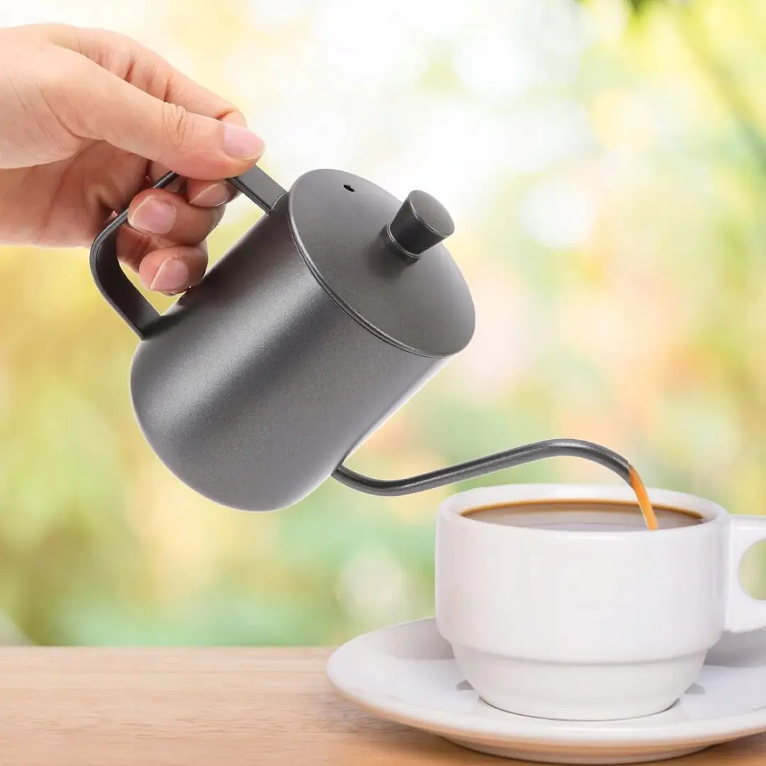 Pixel Barista Koffiekan 350ml - Mat Zwart
