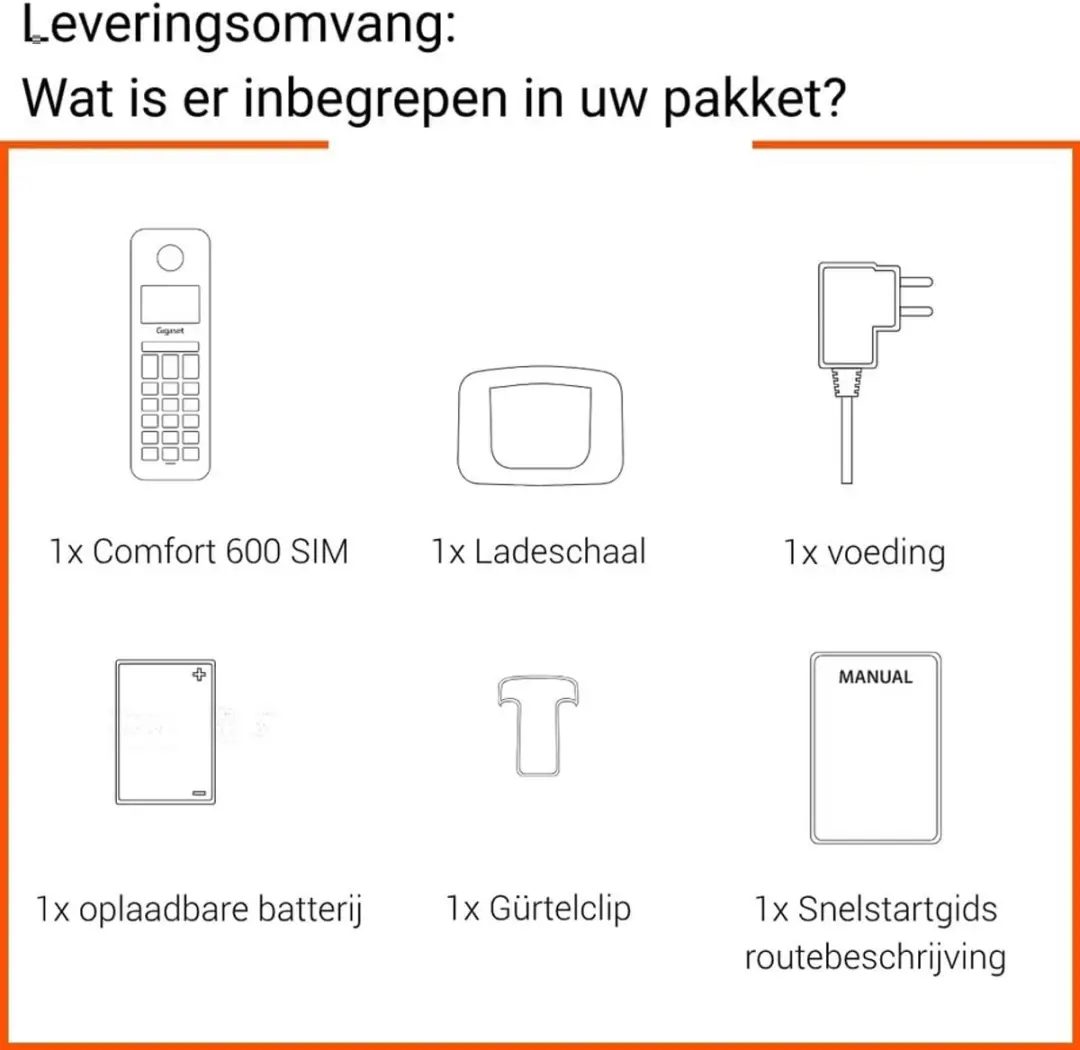 Gigaset Mobiele Telefoon 600 - Antraciet
