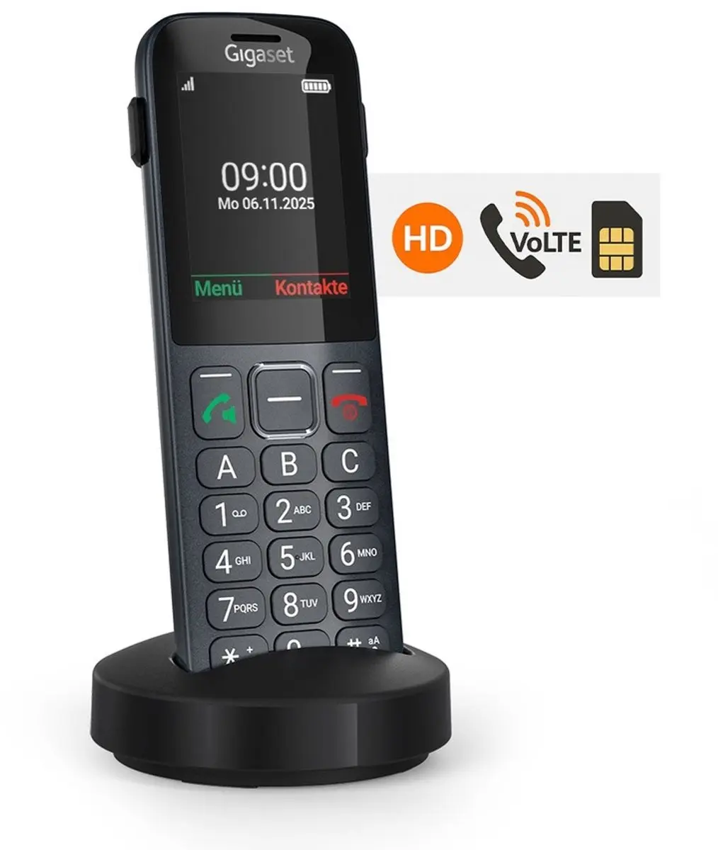 Gigaset Mobiele Telefoon 600 - Antraciet - afbeelding 6 van 6