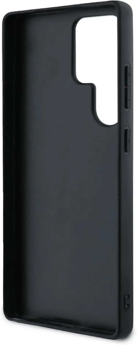 GUESS 4G Metal Logo Saffiano Backcover GUHCS25LPGT4MBK - Zwart