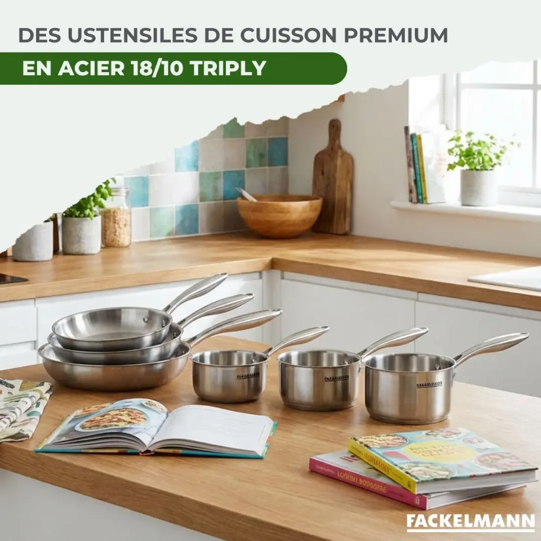 Fackelmann Vita3 Pan 26cm - 18/10 Roestvrij staal