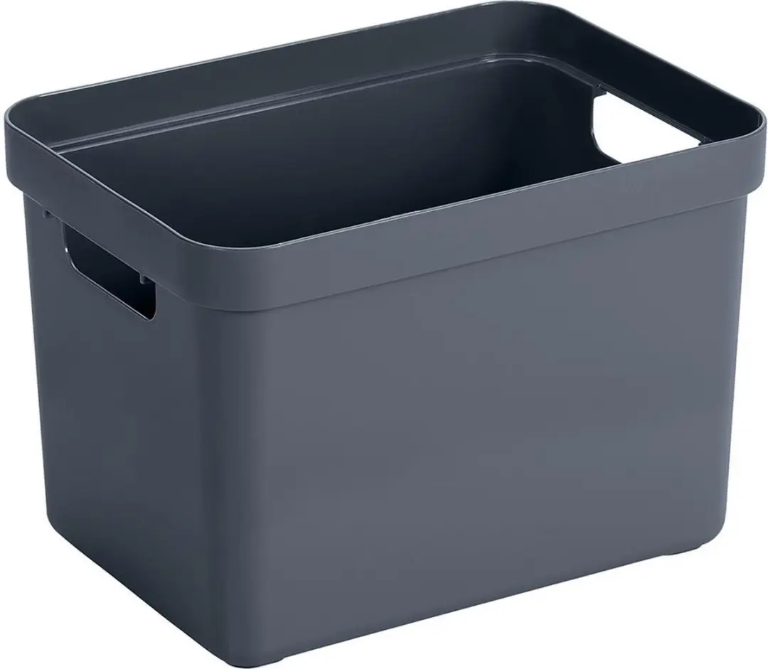 Sunware Opbergboxen Donkerblauw 18L - 3 Stuks