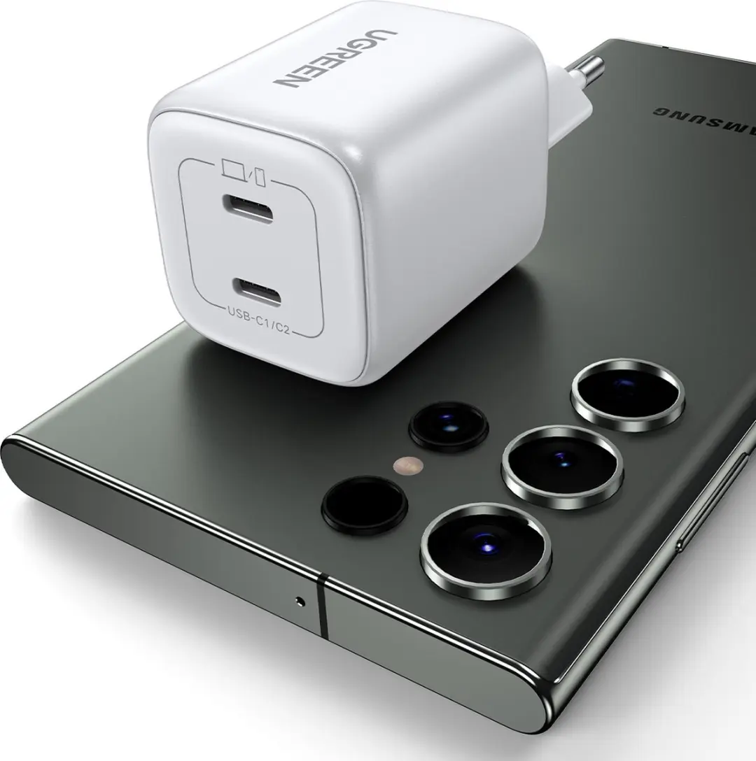 Ugreen GaN CD294 45W USB-C Snellader - Wit - afbeelding 6 van 6