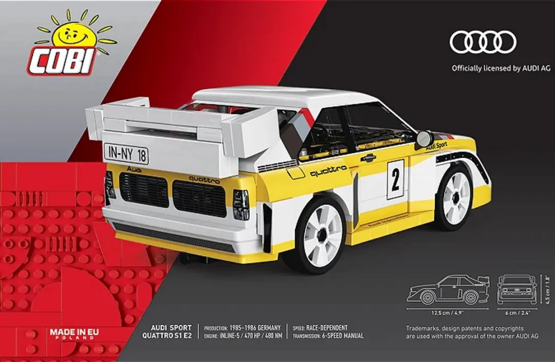 Cobi Audi Sport Quattro S1 E2 24667 - 148 Onderdelen
