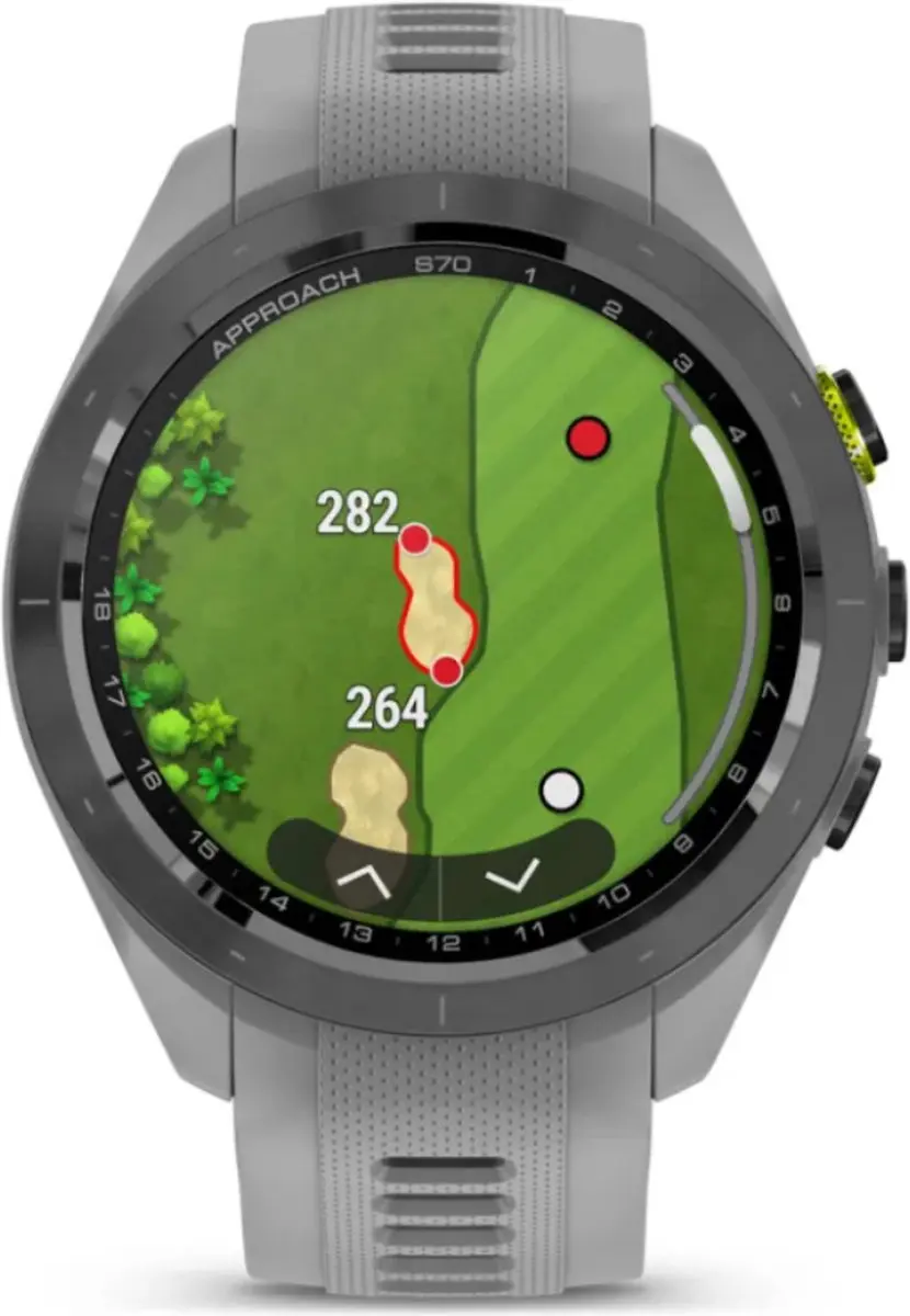 Garmin Approach S70 GPS Golfhorloge 42mm - Grijs - afbeelding 6 van 6