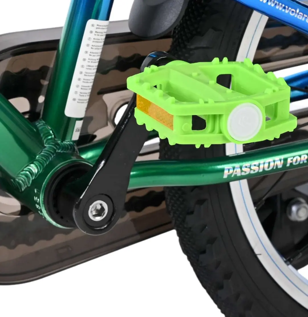 Volare Chrome Kinderfiets 16 inch - Jongens - Blauw Groen