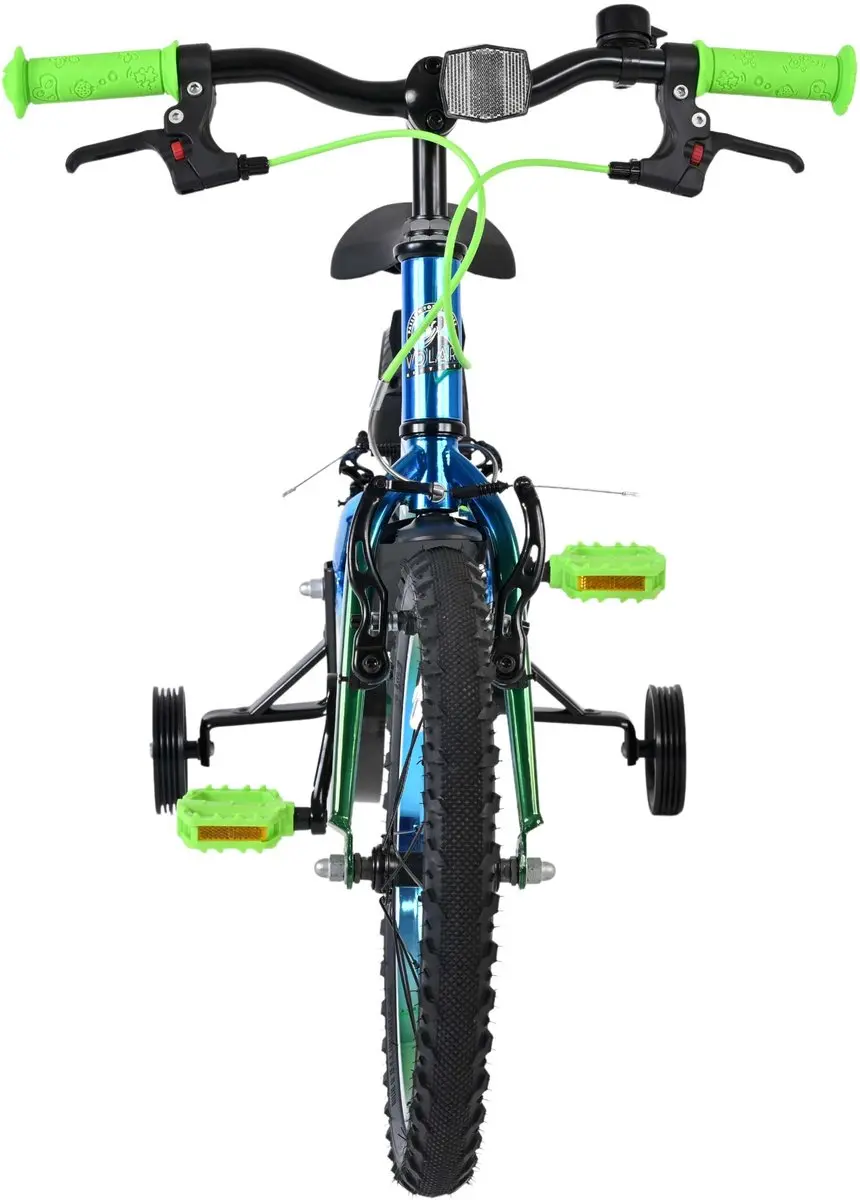 Volare Chrome Kinderfiets 16 inch - Jongens - Blauw Groen