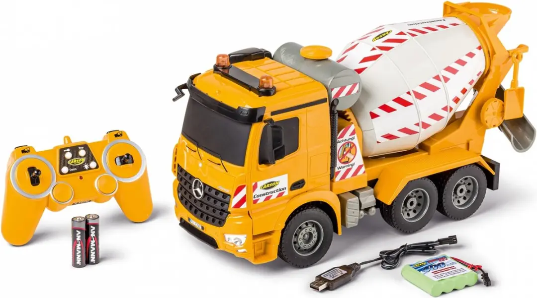 Carson RC Mercedes Arocs Cement Mixer 1:20