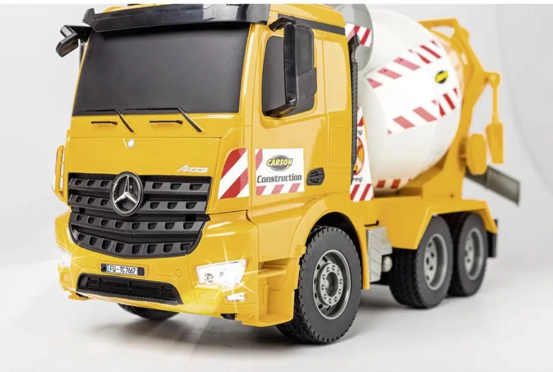 Carson RC Mercedes Arocs Cement Mixer 1:20 - CRS907667 - Multi