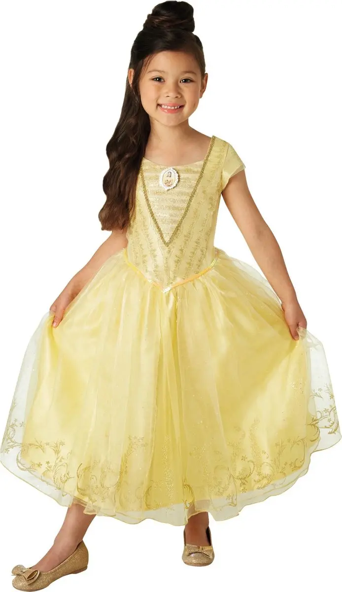 Disney Belle Live Action Jurk - 98/104 Geel