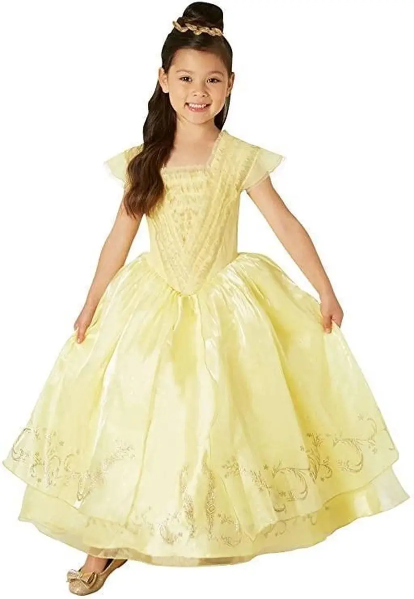 Disney Belle Live Action Jurk - 98/104 Geel