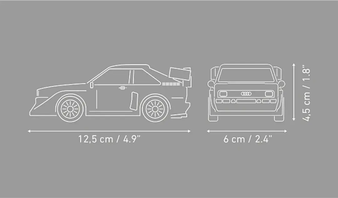 Cobi Audi Sport Quattro S1 E2 Rally Legend - 230 Onderdelen