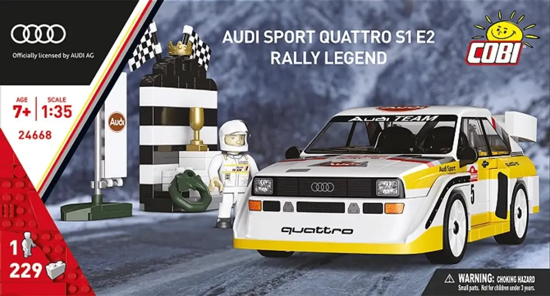 Cobi Audi Sport Quattro S1 E2 Rally Legend - 230 Onderdelen