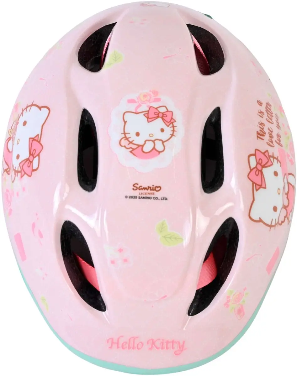 Volare Hello Kitty Fietshelm - 52-56cm - Roze - afbeelding 3 van 6