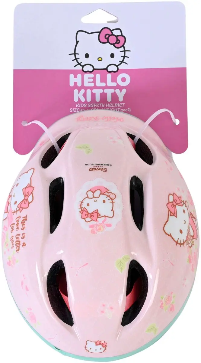 Volare Hello Kitty Fietshelm - 52-56cm - Roze - afbeelding 2 van 6