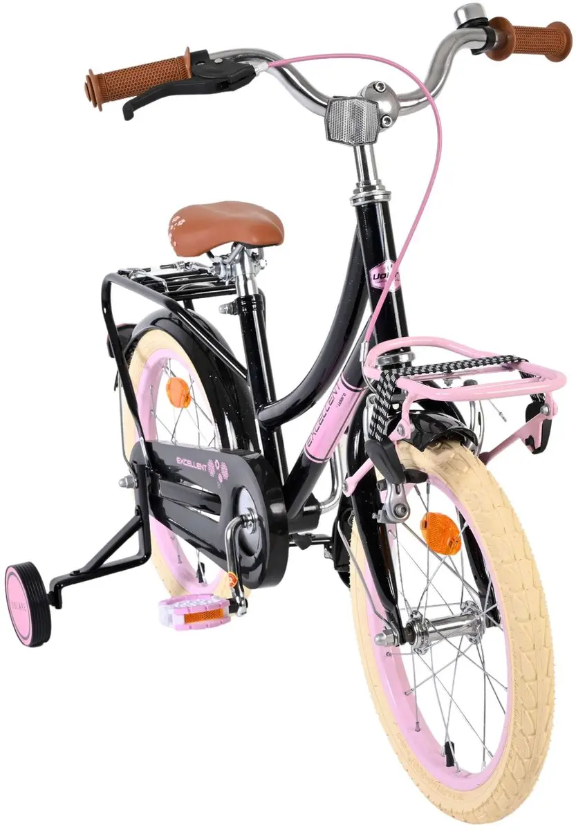 Volare Excellent Kinderfiets 16 inch - Meisjes - Zwart