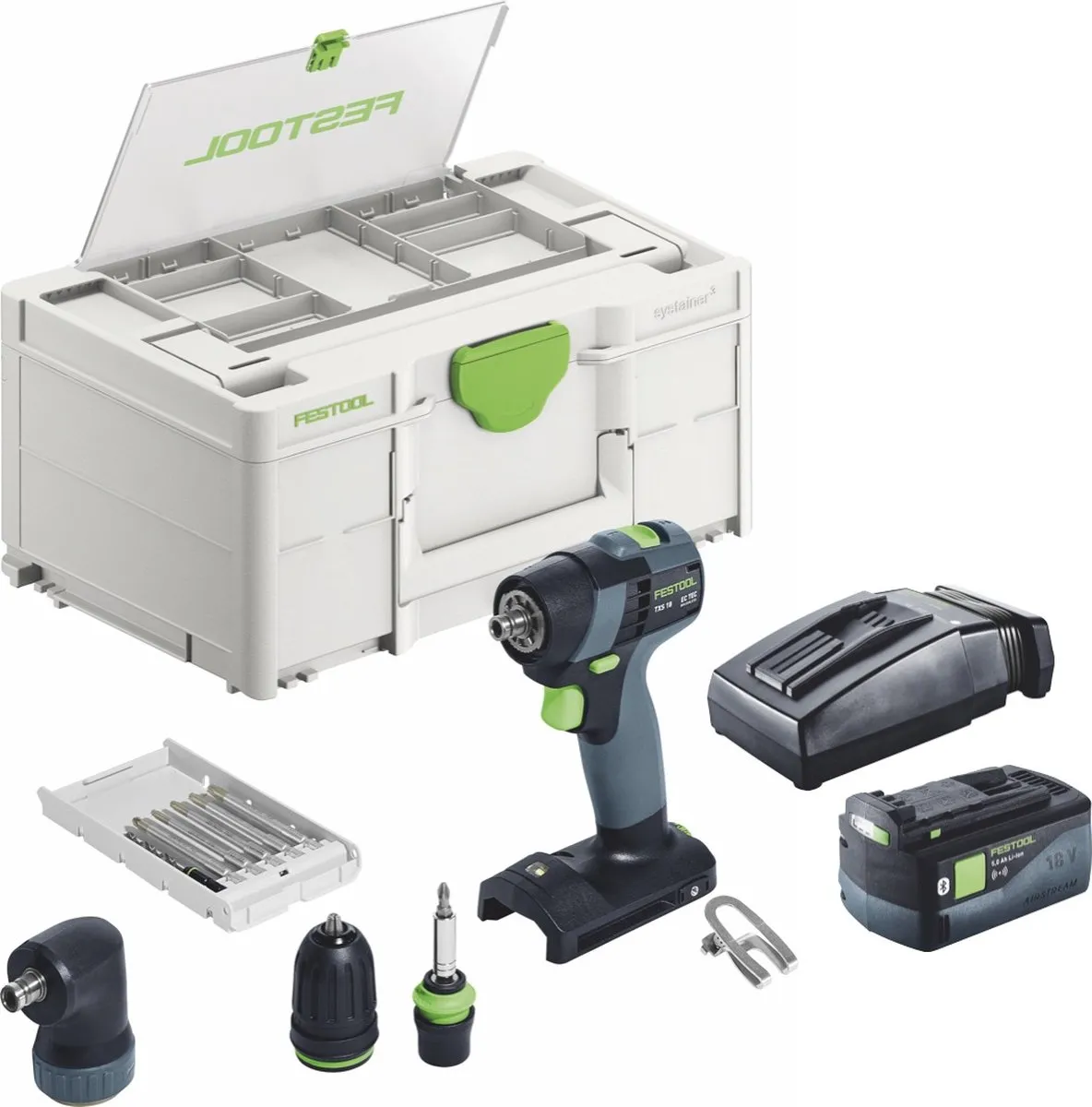 Festool TXS 18 Basisset - 40Nm Borstelloos - 5,0Ah Accu - afbeelding 2 van 6
