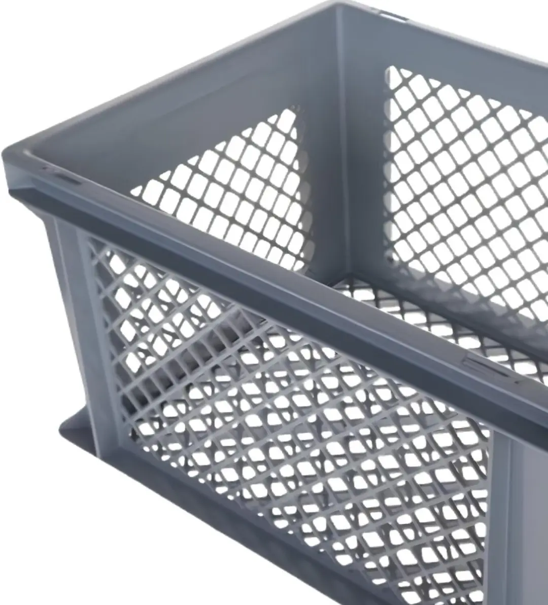 Bellatio Design Opbergbox Grijs 40x30x22cm - 26L Kunststof