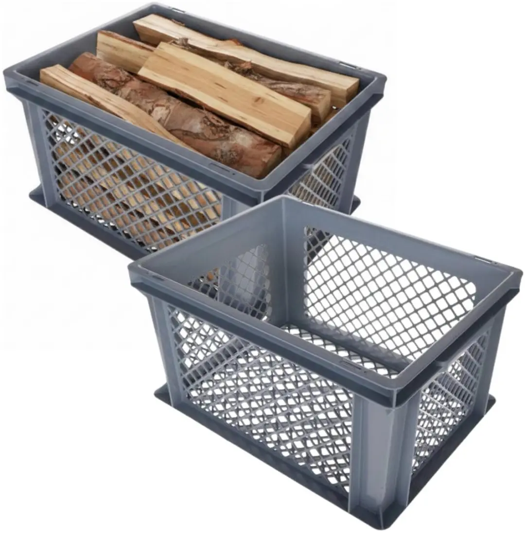Bellatio Design Opbergbox 2x - 40x30x22cm - Grijs