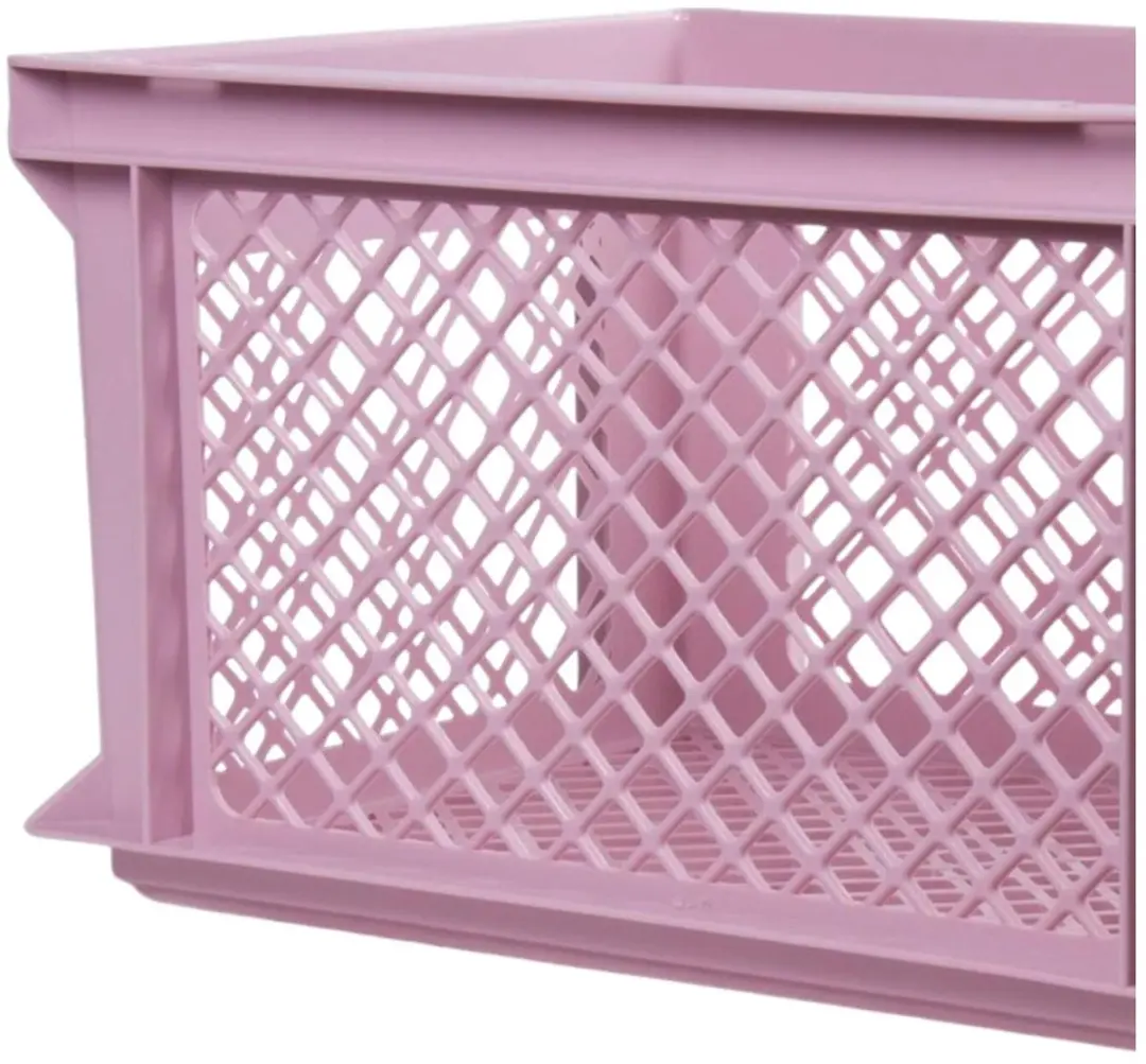 Bellatio Design Opbergbox 40x30x22cm - Oudroze - 3 Stuks