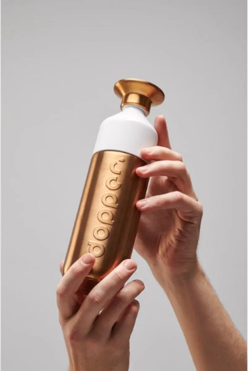 Dopper Steel Limited Edition Drinkfles 800ml - Brons - afbeelding 6 van 6