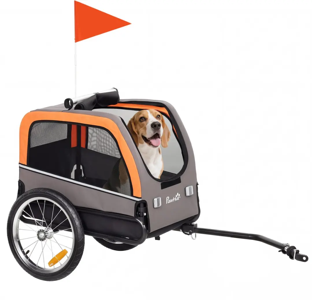Pawhut Huisdierenfietstrailer