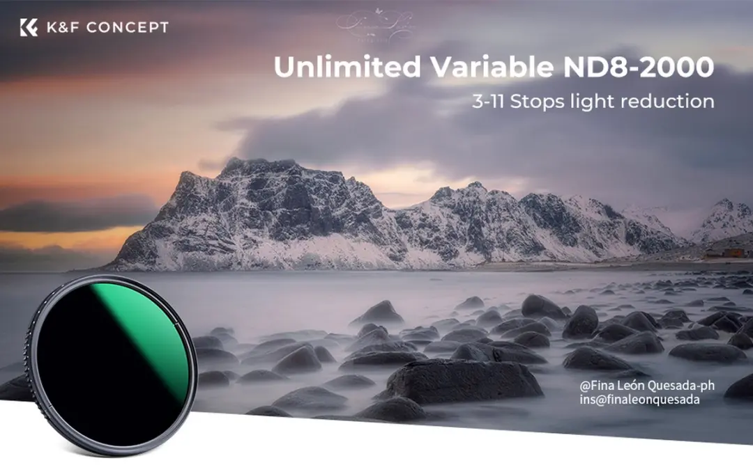 K&F Concept KF01.1358 ND8-2000 Grijsfilter 67mm - Zwart