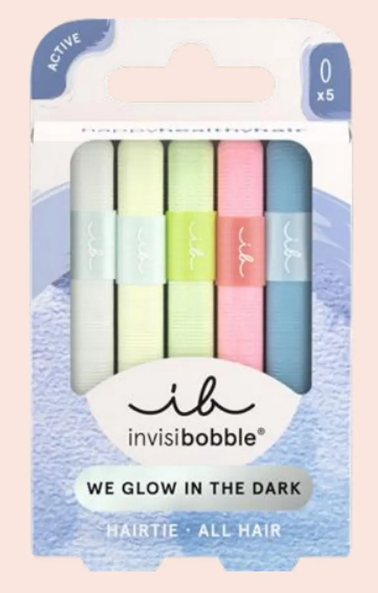 Invisibobble Haarelastiek Glow in the Dark - 5 Stuks