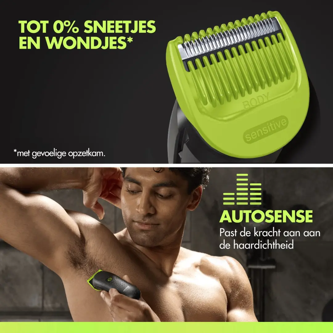GilletteLabs i5 Body + Intime Trimmer & Scheerapparaat - Zwart - afbeelding 5 van 6