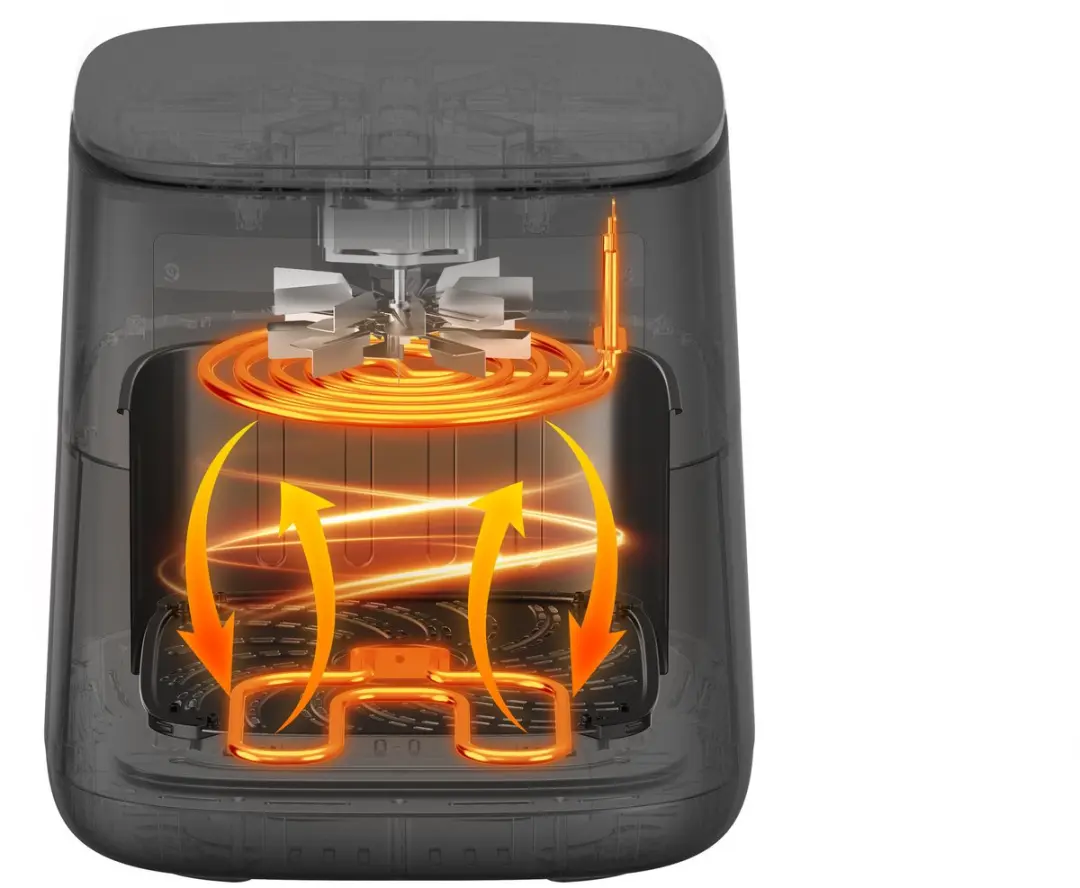 Solis Airfryer Uno 97985 - 7L - 2200W - Zwart