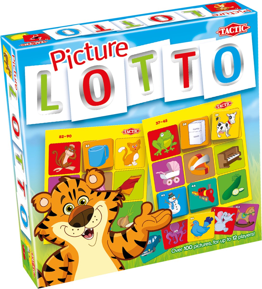 Tactic Lotto Picture – Kaartspel – Zoek & Vind – Familiespel – 2-6 spelers – Vanaf 3 jaar