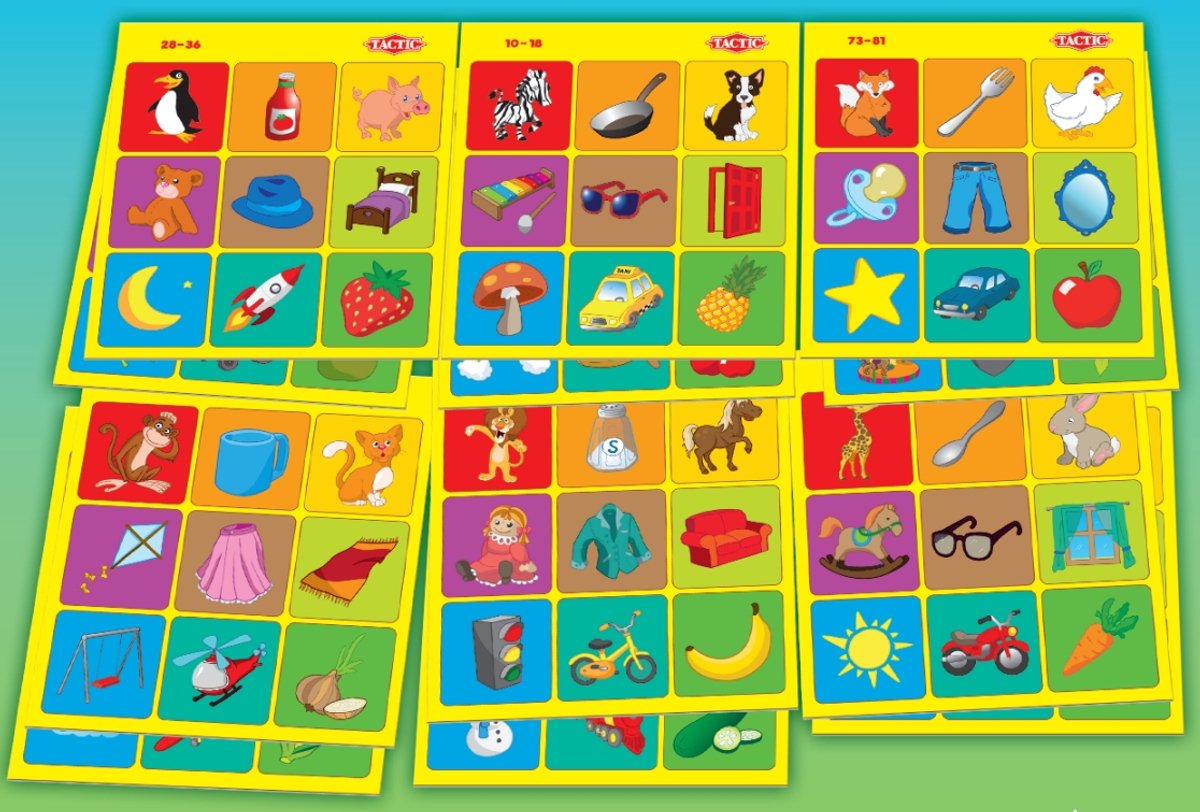 Tactic Lotto Picture – Kaartspel – Zoek & Vind – Familiespel – 2-6 spelers – Vanaf 3 jaar