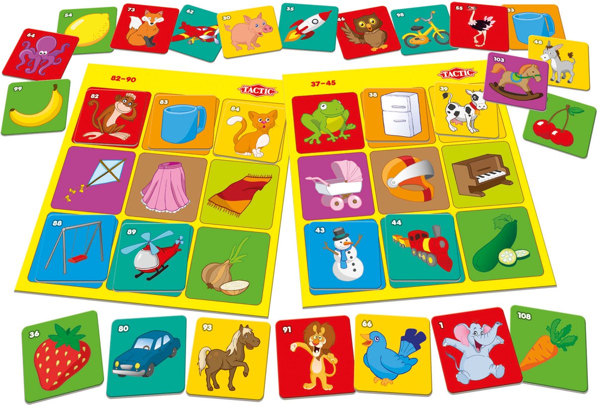 Tactic Lotto Picture – Kaartspel – Zoek & Vind – Familiespel – 2-6 spelers – Vanaf 3 jaar