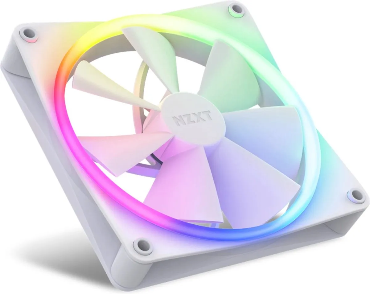 NZXT F140 RGB CORE RF-C14DF-W1 Ventilatoren 2x 140mm - Wit