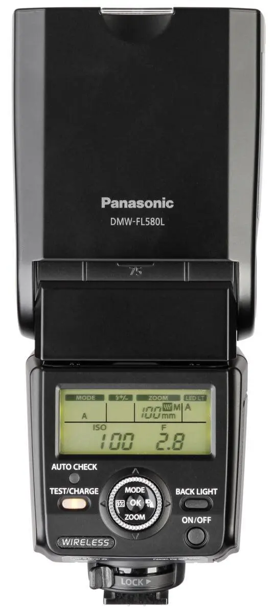 Panasonic DMW-FL580LE Flitser - Zwart