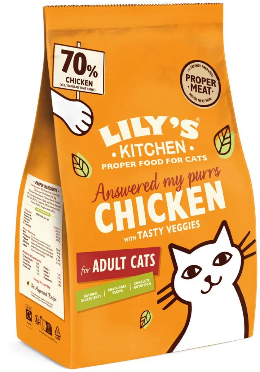Lily's Kitchen Kattenvoer Droog Adult Kip & Groenten