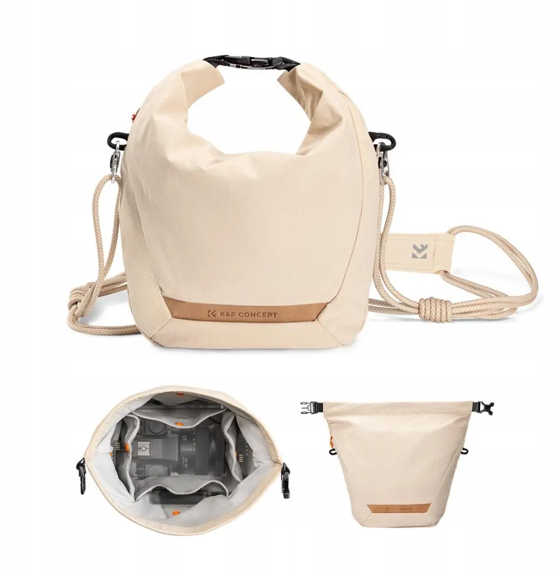 K&F Concept 5L Sling Tas - Beige