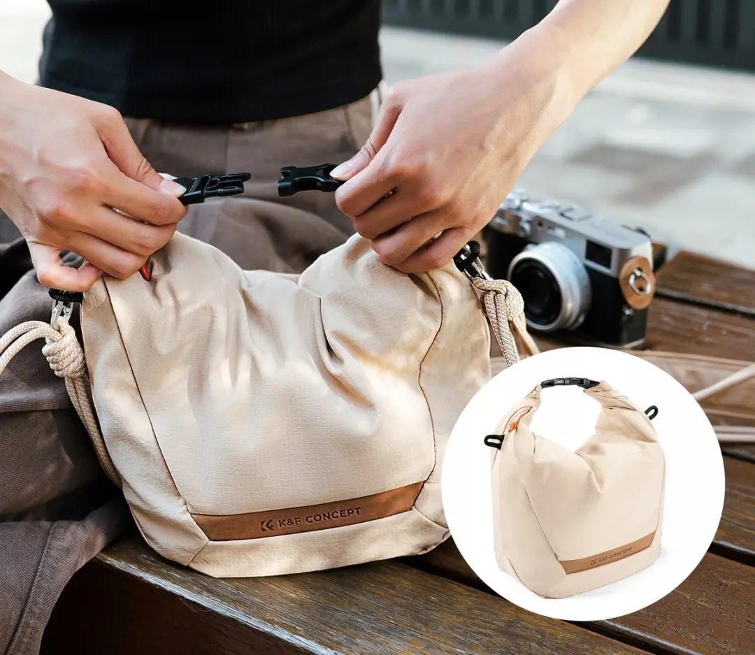 K&F Concept 5L Sling Tas - Beige