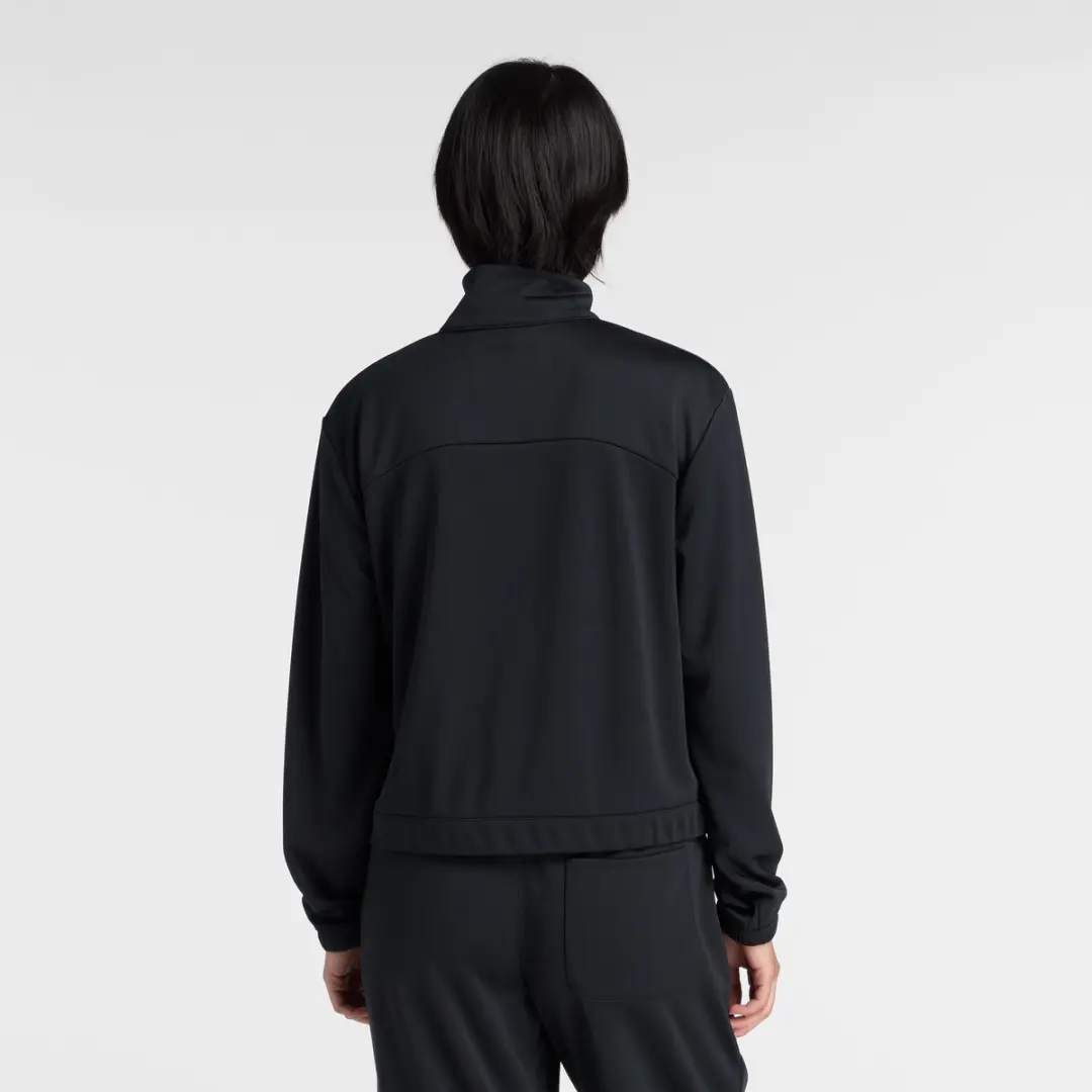 New Balance Sport Double Knit Dames Sportjas L - Zwart