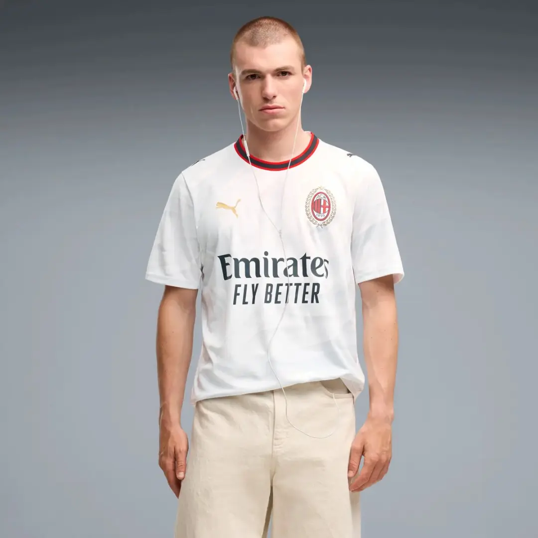 PUMA AC Milan 2026/27 Buitenwedstrijdshirt - Wit/Gold XXL