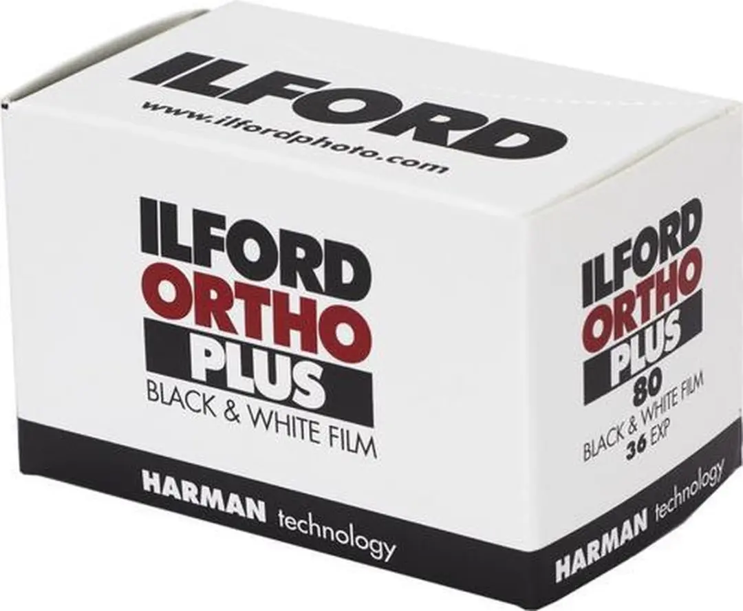 Ilford Ortho Plus 80 ASA Zwart-Wit Film 36 Opnamen