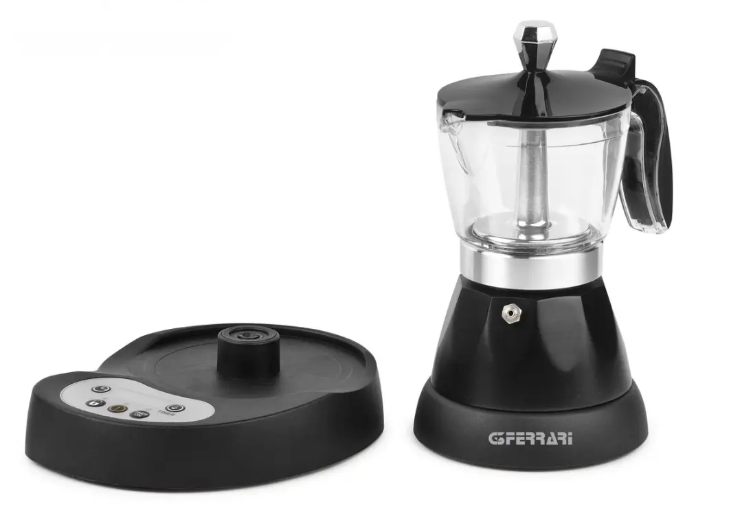 G3 Ferrari Risveglio Espresso G1004500 Elektrische Moka - 3 Kopjes - 400W - Zwart