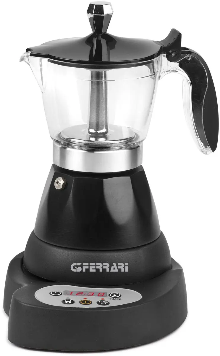 G3 Ferrari Risveglio Espresso G1004500 Elektrische Moka - 3 Kopjes - 400W - Zwart