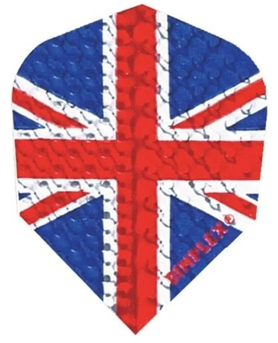 Harrows Union Jack Dart Flights HF4004 - 3 Stuks