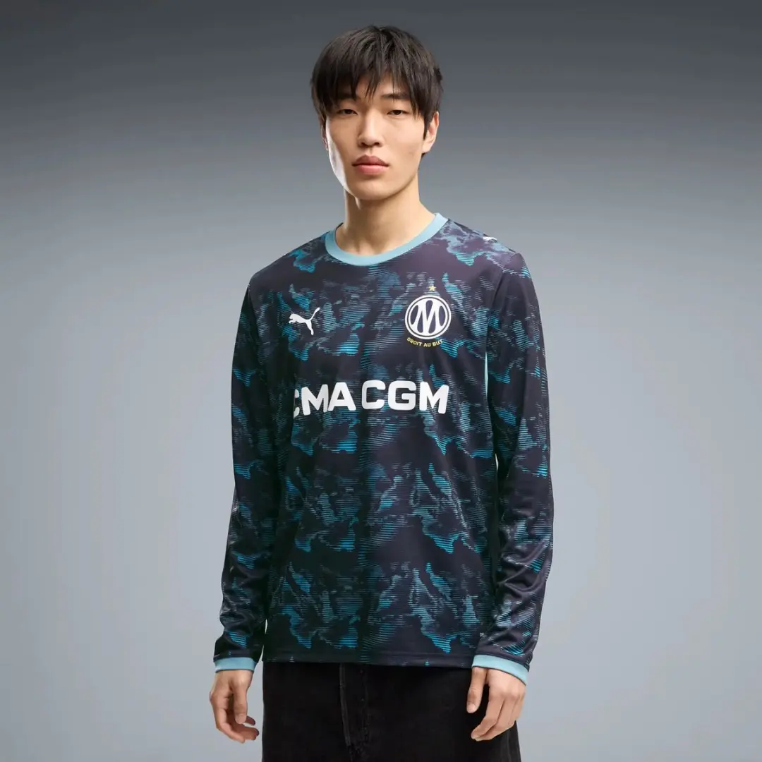 PUMA OM 2026/27 Buitenshirt Lange Mouwen - M - New Navy/Baltic Sea Blue