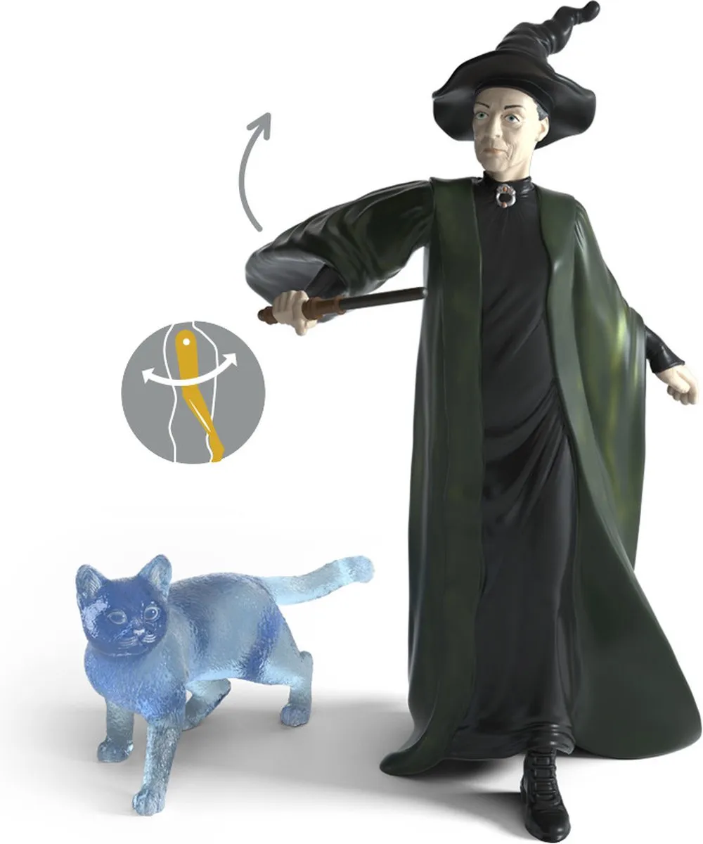 Schleich Professor McGonagall & Patronus Harry Potter 42682 - Multikleur