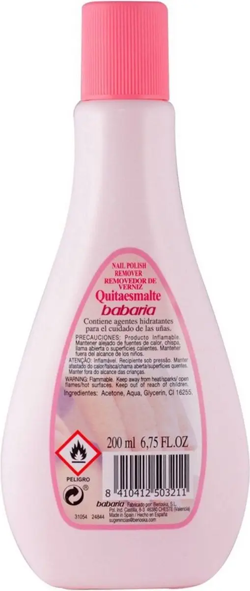 Babaria Nagellakremover 200ml