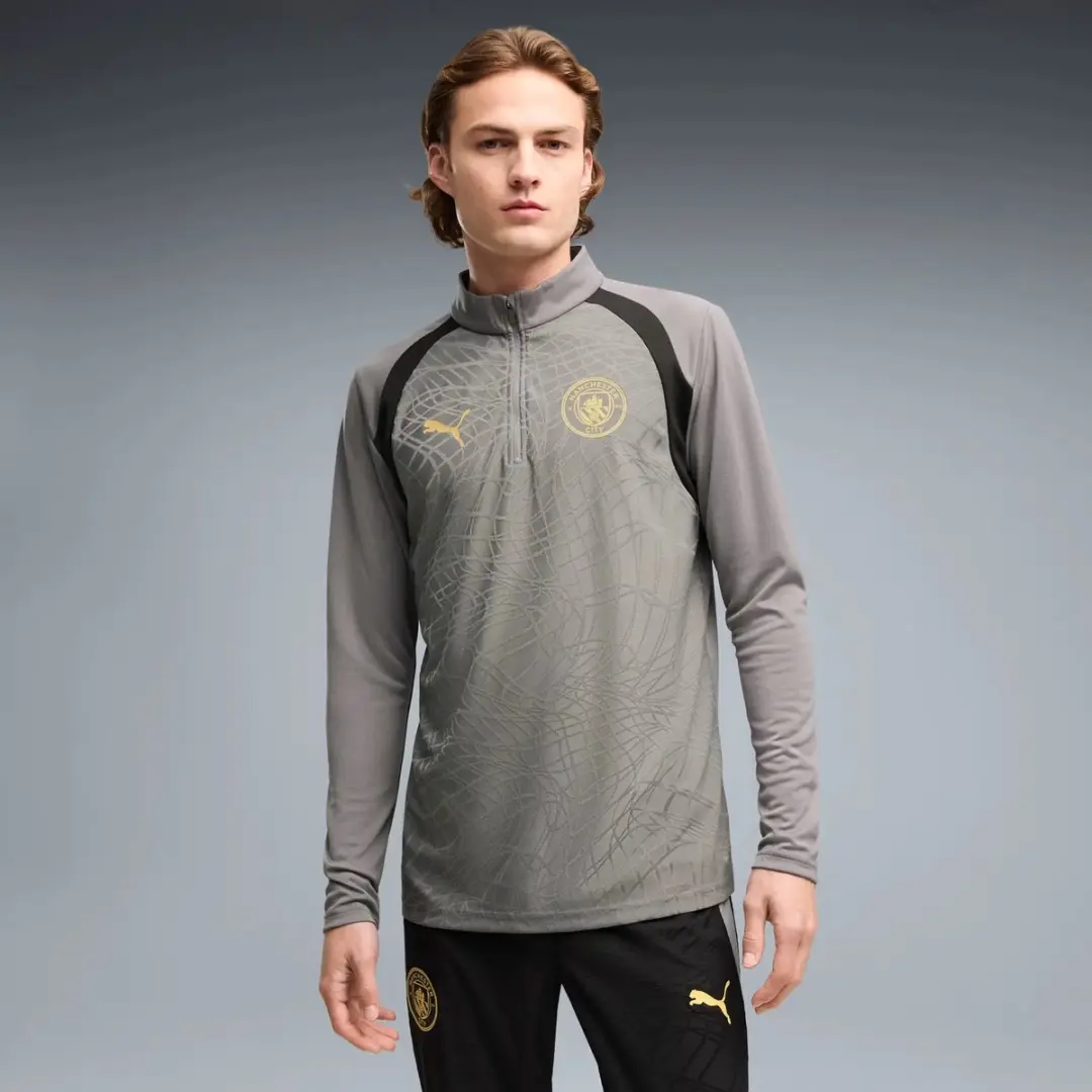 PUMA Manchester City Trainingsshirt 2026/27 - M - Cast Iron/Flaxen
